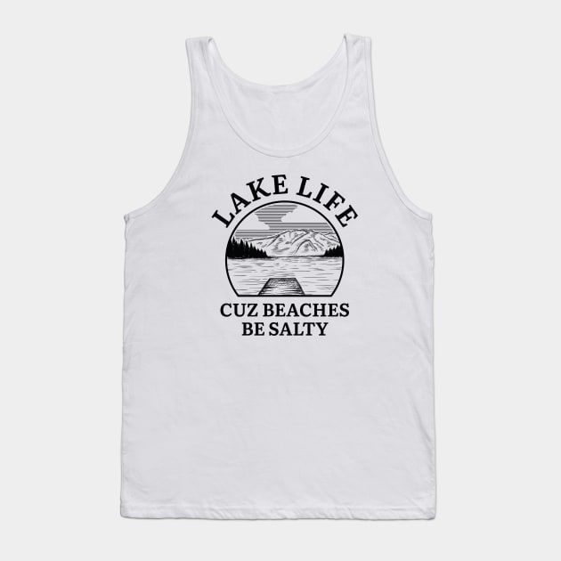 Lake Life Tank Top by LuckyFoxDesigns